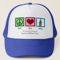 Peace Love Debate Team Custom School