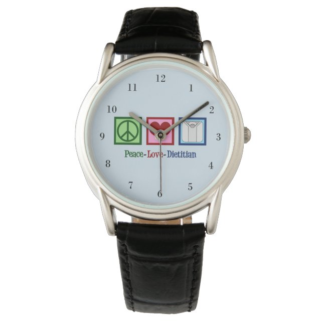 Peace Love Dietitian Watch (Front)