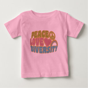 PEACE LOVE DIVERSITY shirt – choose style & color