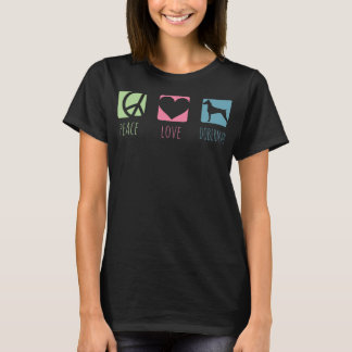 Peace Love Doberman T-Shirt