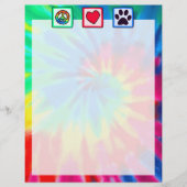 Peace, Love, Dog; Pawprint (Front)