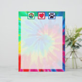 Peace, Love, Dog; Pawprint (Standing Front)