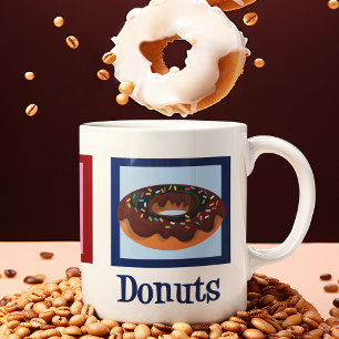 Peace Love Donuts Coffee Mug