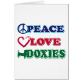 Peace-Love-Doxies- Dachsund (Front)