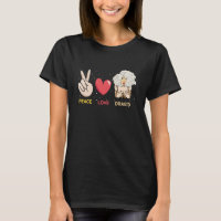 Peace Love Drag'd Doll Face Drag Queen Race