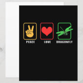 Peace Love Dragonfly (Front/Back)