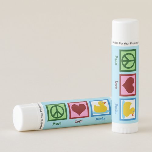 Peace Love Ducks Lip Balm