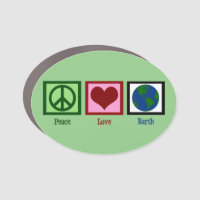 Peace Love Earth Green Environmentalist