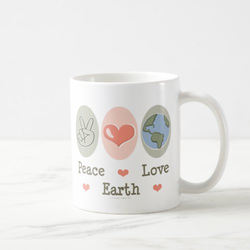 Peace Love Earth Mug