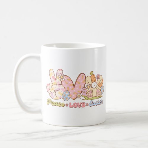 Peace Love Easter Coffee Mug