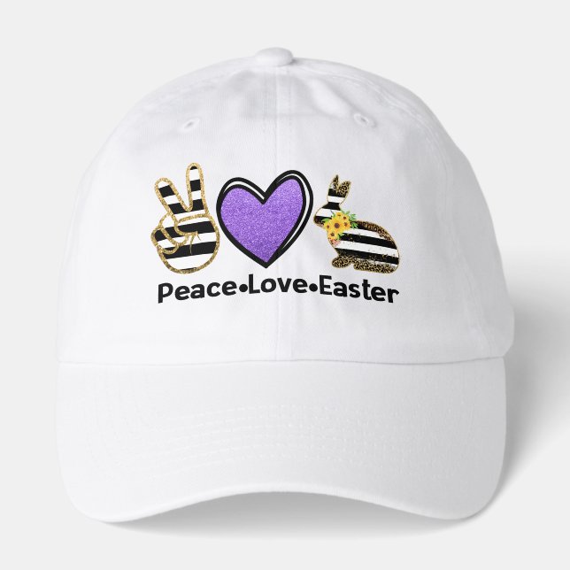Peace Love Easter – Spring Holiday  Hat (Front)