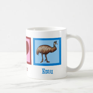 Peace Love Emu Coffee Mug