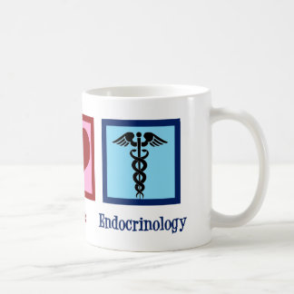 Peace Love Endocrinology Coffee Mug