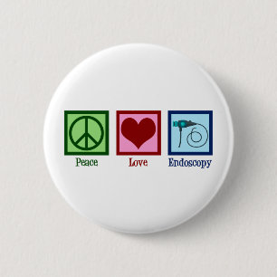 Peace Love Endoscopy Button
