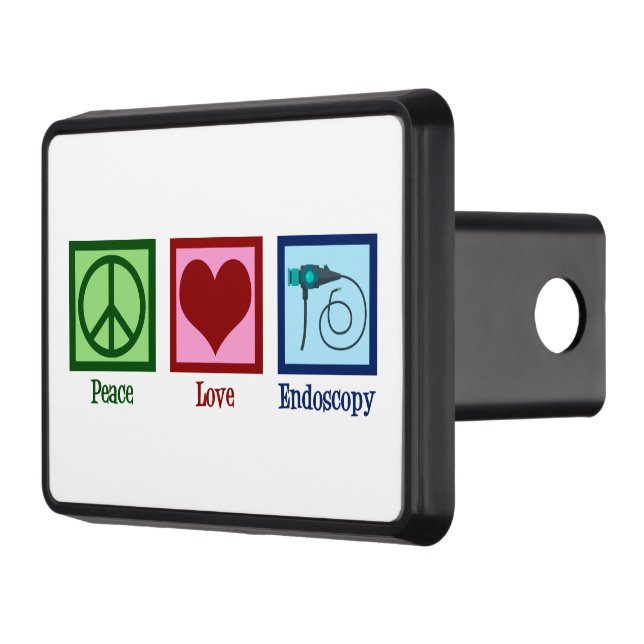 Peace Love Endoscopy Hitch Cover (Left)