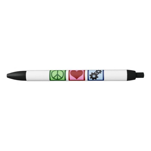 Peace Love Engineering Company Custom Engineer Black Ink Pen