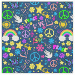 Peace &amp; Love Fabric