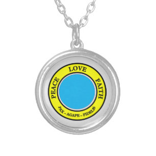 Peace, Love, Faith necklace