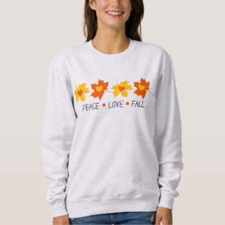 Peace Love Fall Cozy Sweatshirt