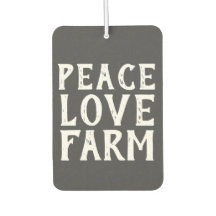 PEACE LOVE FARM typography | Outdoor Pillow
