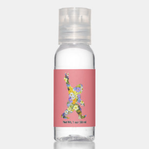 Peace Love  Floral Bigfoot   Hand Sanitizer