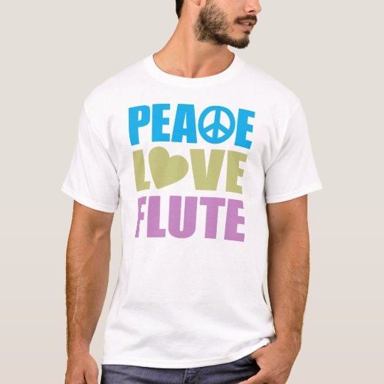 Peace Love Flute T-Shirt