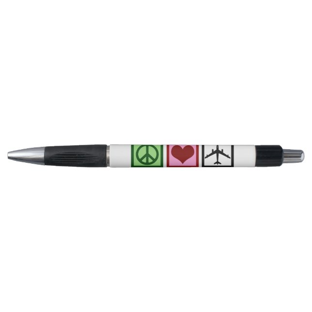 Peace Love Fly - Airplane Pen (Front)