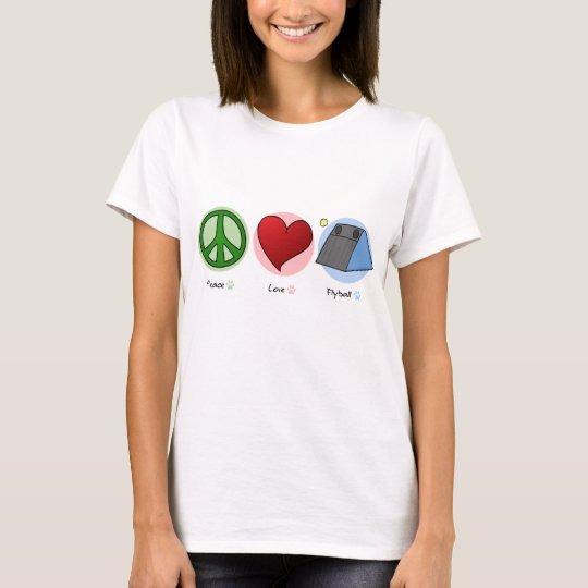 Peace Love Flyball Women's TShirt