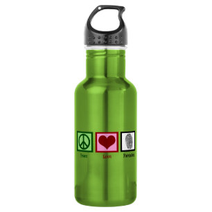 Peace Love Forensics Stainless Steel Water Bottle