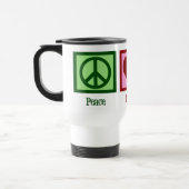 Peace Love Forensics Travel Mug (Left)