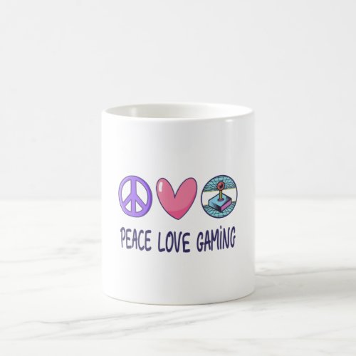 Peace Love Gaming Coffee Mug