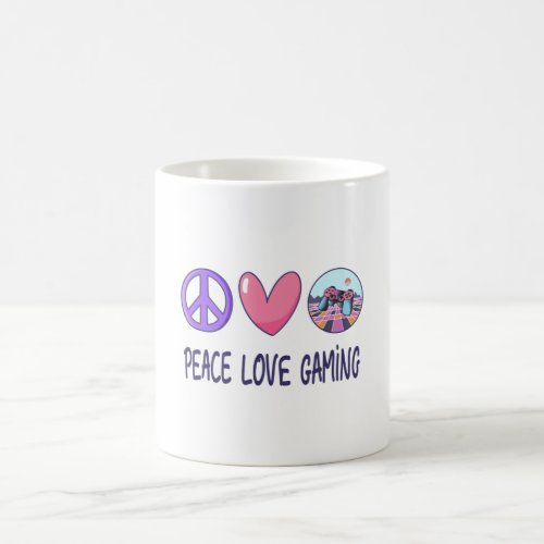 Peace Love Gaming Coffee Mug