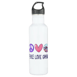 Peace Love Gaming Stainless Steel Water Bottle