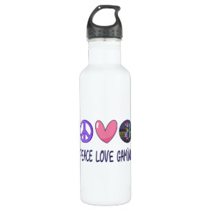 Peace Love Gaming Stainless Steel Water Bottle