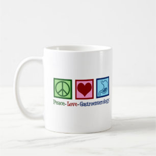 Peace Love Gastroenterology Coffee Mug