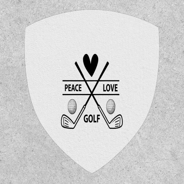 PEACE LOVE GOLF PATCH (Front)