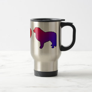 Peace Love Great Pyrenees Travel Mug