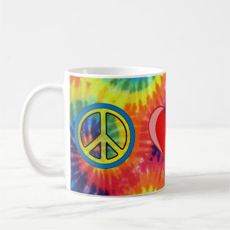 Peace Love Greyhound Coffee Mug