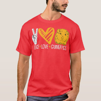 Peace Love Guinea Pigs Guinea Lover  - 7  T-Shirt