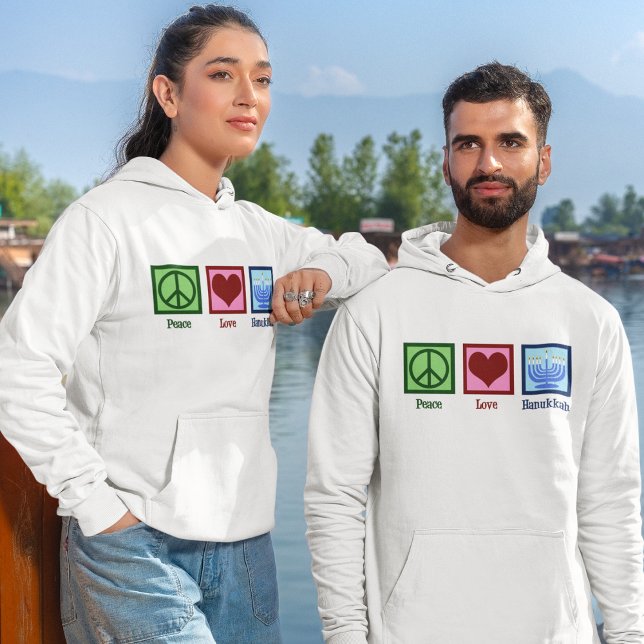 Peace Love Hanukkah Hoodie (Creator Uploaded)