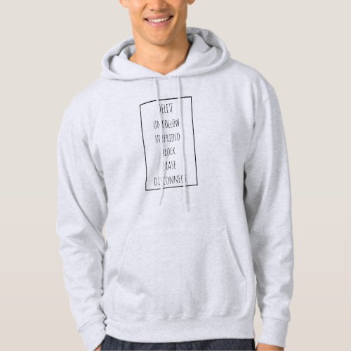 Peace Love Happiness Disconnect Hoodie 