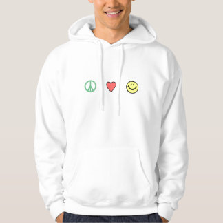 Peace Love Happiness Hoodie