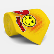 Peace Love Happiness Symbols with Name on YELLOW