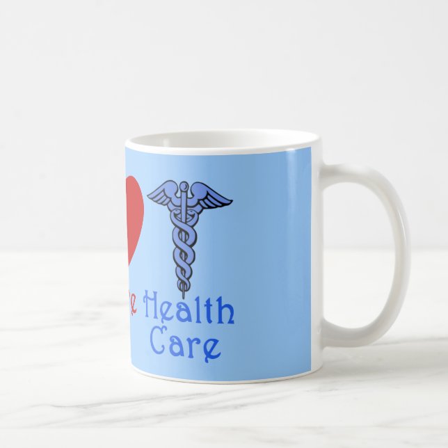 Peace Love Healthcare Products Coffee Mug (Right)