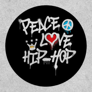Peace Love Hip Hop Dancing Patch