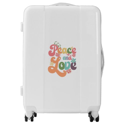 Peace  Love  Hippie Hippies Costume Gifts Luggage