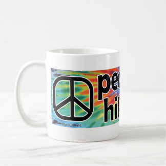 Peace Love Hippieness Tie Dye Mug