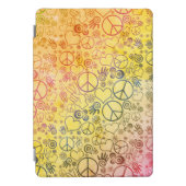 Peace Love Hippy Symbol Design iPad Pro Cover (Front)