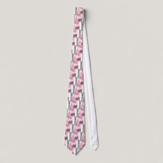 Peace Love Hope Christmas Holiday Breast Cancer Tie