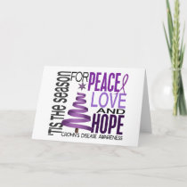 Peace Love Hope Christmas Holiday Crohn's Disease